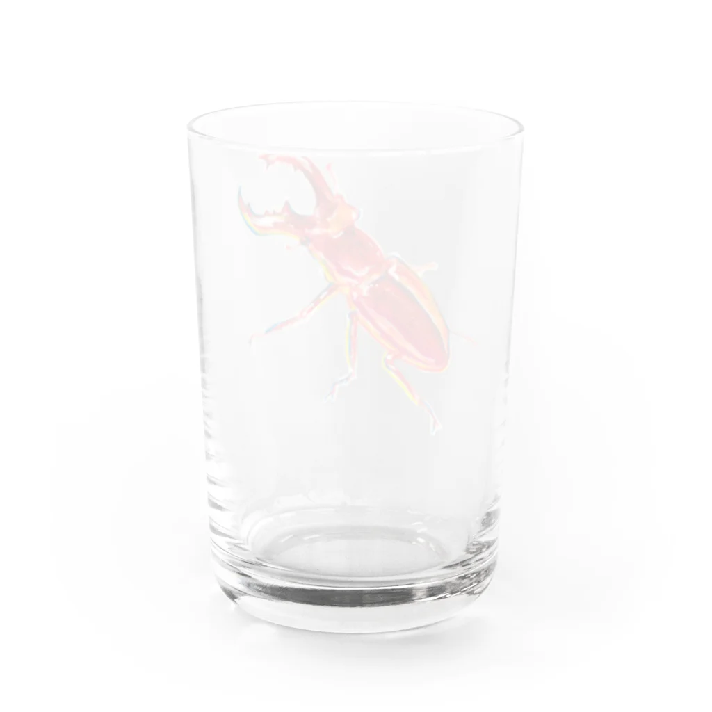 shibaririsのクワガタ Water Glass :back