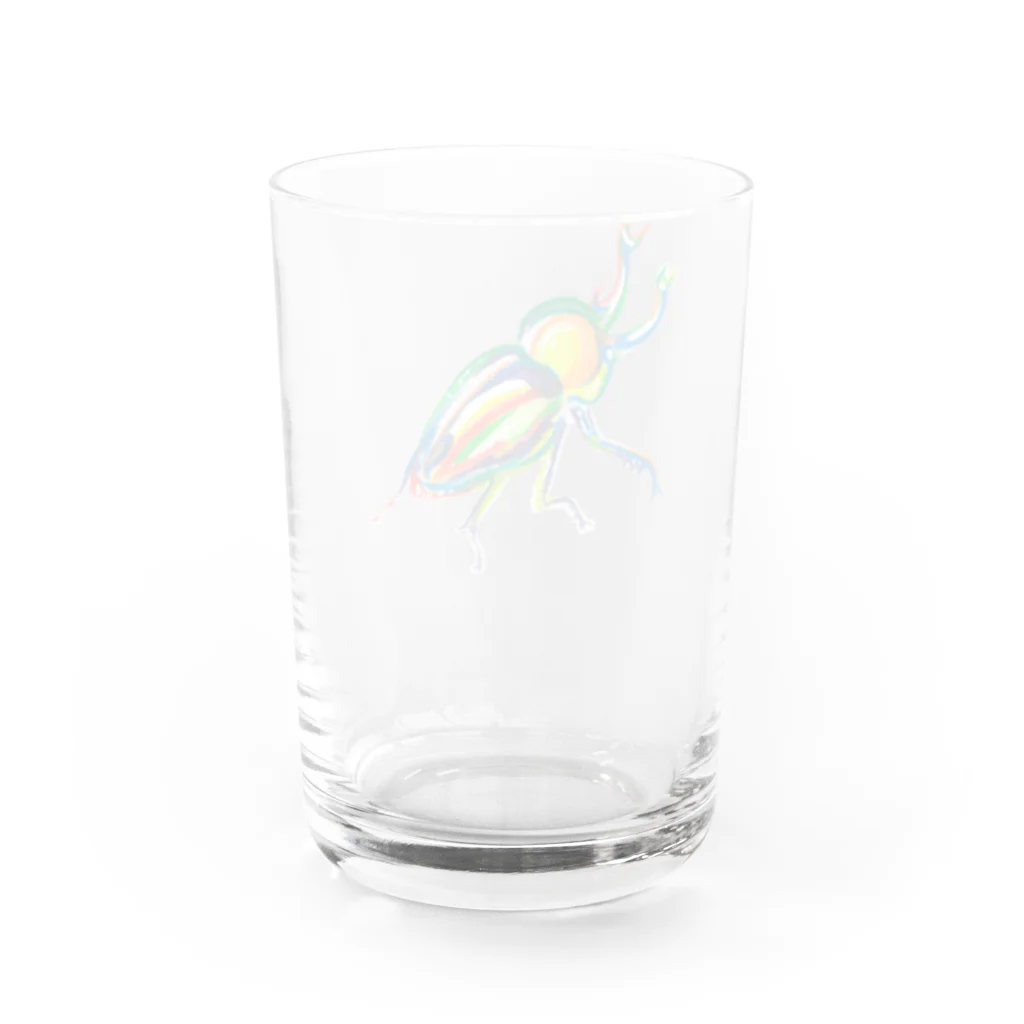 shibaririsのニジイロクワガタ Water Glass :back