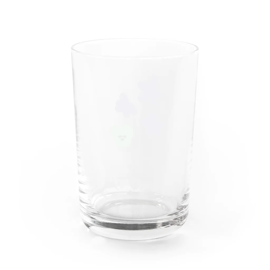 えー(｡-_-｡)のかえるさん Water Glass :back