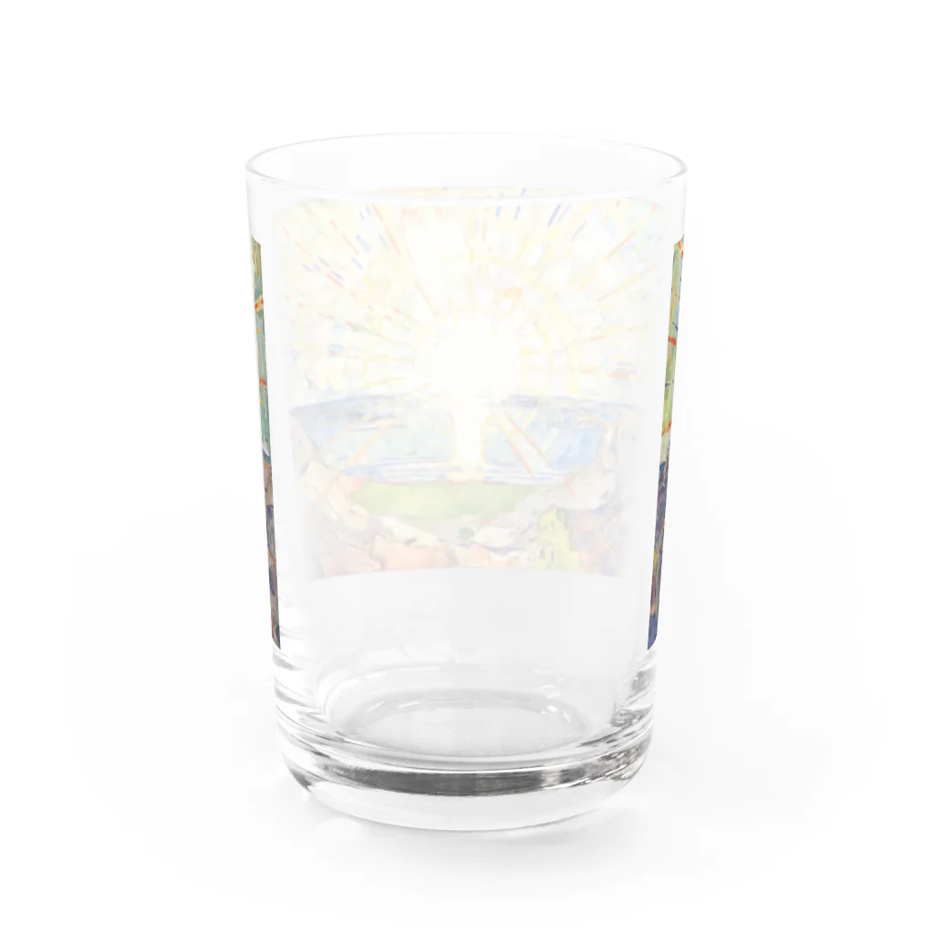 世界美術商店の太陽 / The Sun Water Glass :back