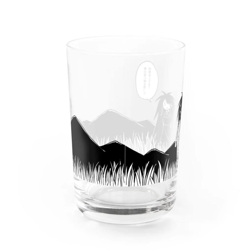 大捕令司の黒の流れ星　グラス Water Glass :back