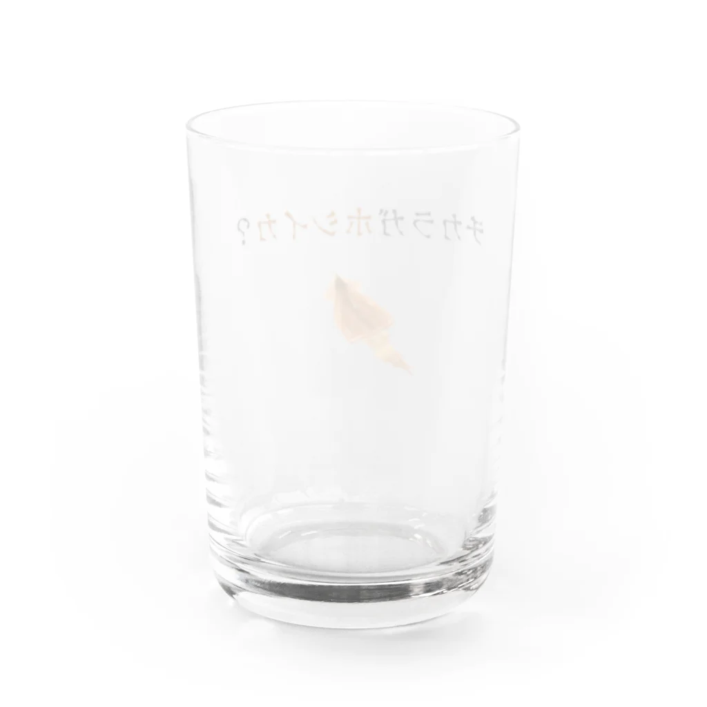 松山のクールガイのチカラガホシイカ？ Light Water Glass :back