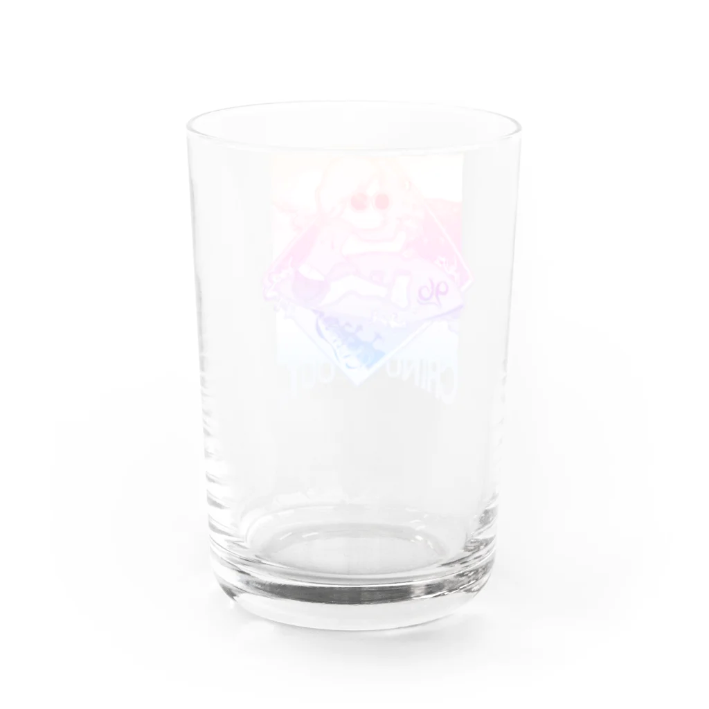 抜群のちぬあうと22 -サンセット- Water Glass :back