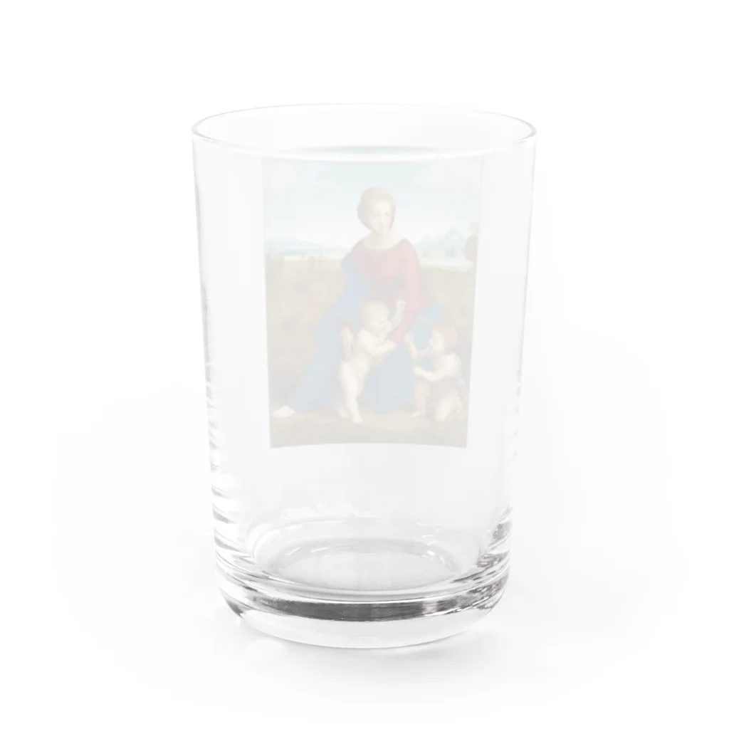 世界美術商店の牧場の聖母 / Madonna del Prato Water Glass :back