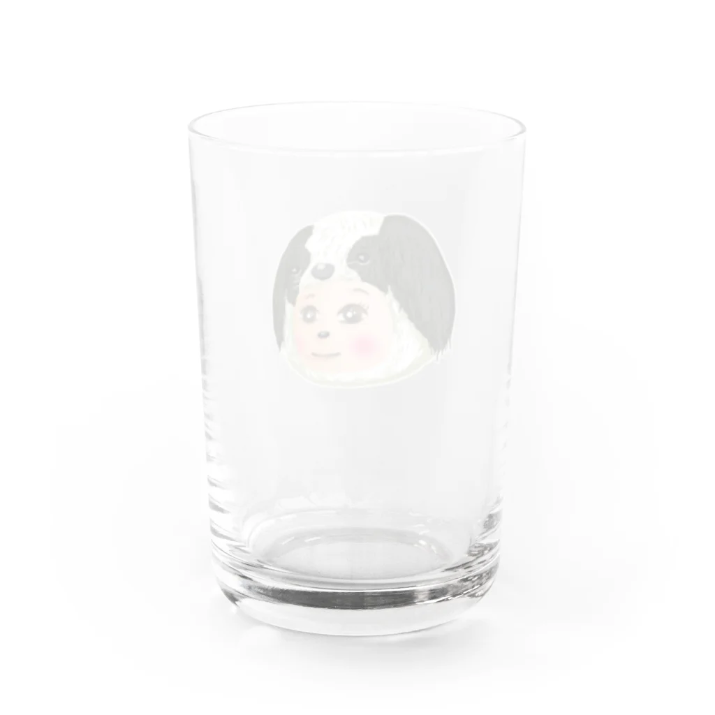 笑顔の種　goodsshop　Annexのポキいぬ Water Glass :back