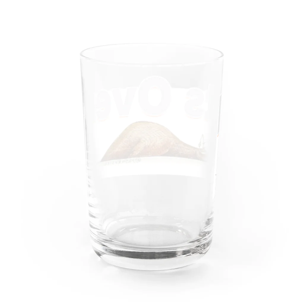 SNEECHのだめだめな鳥ちゃん Water Glass :back