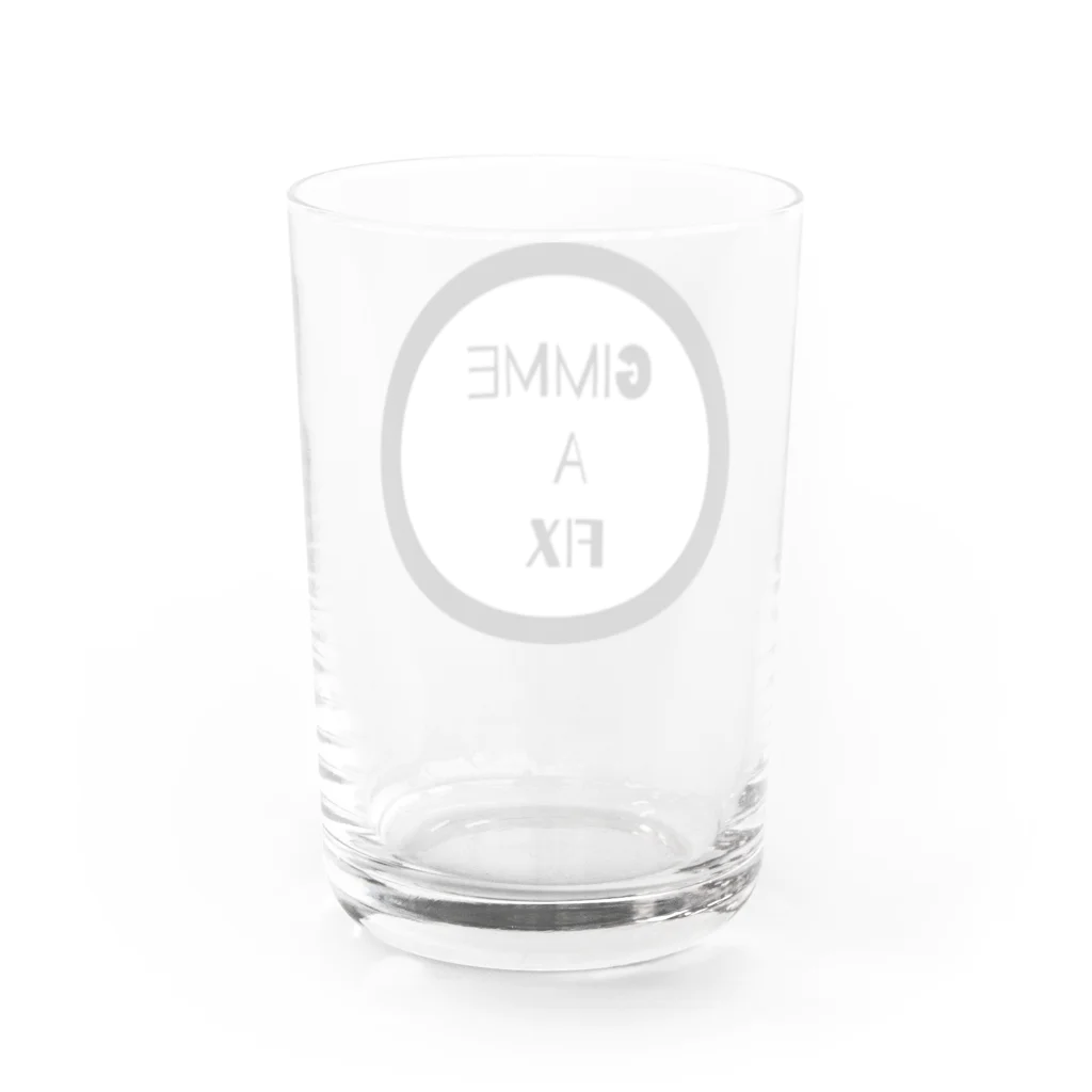 yuuuujのシド・ヴィシャス　GIMME A FIX Water Glass :back