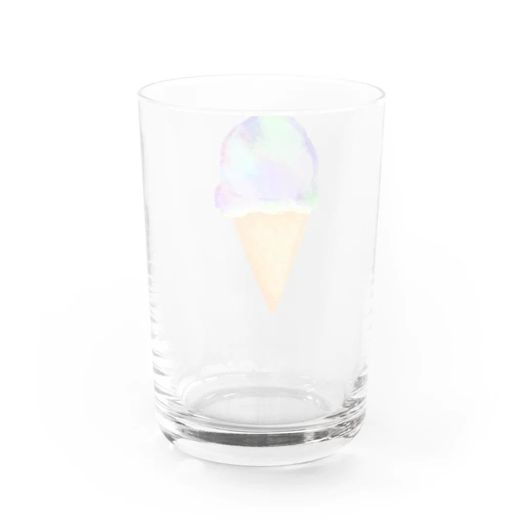 chicodeza by suzuriの夢アイス Water Glass :back