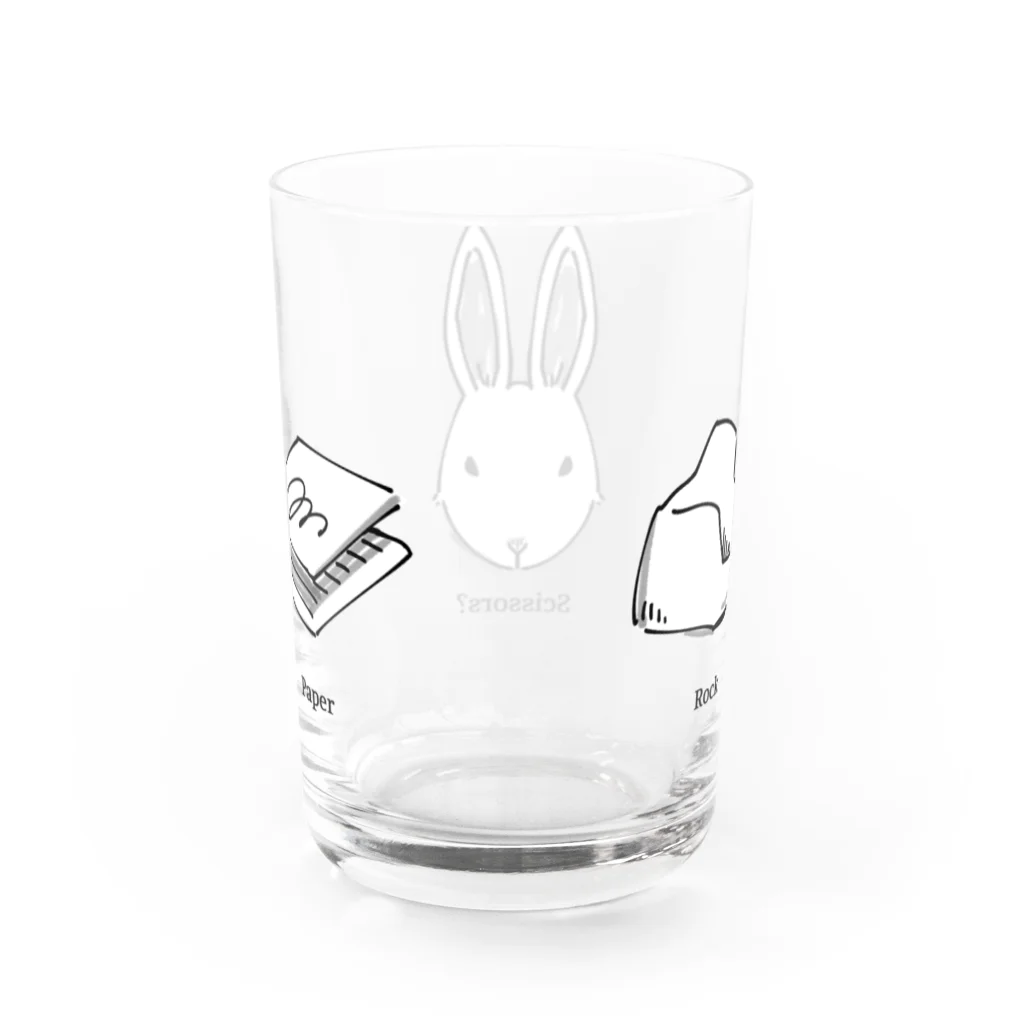 soratoのRock Scissors? Paper Water Glass :back