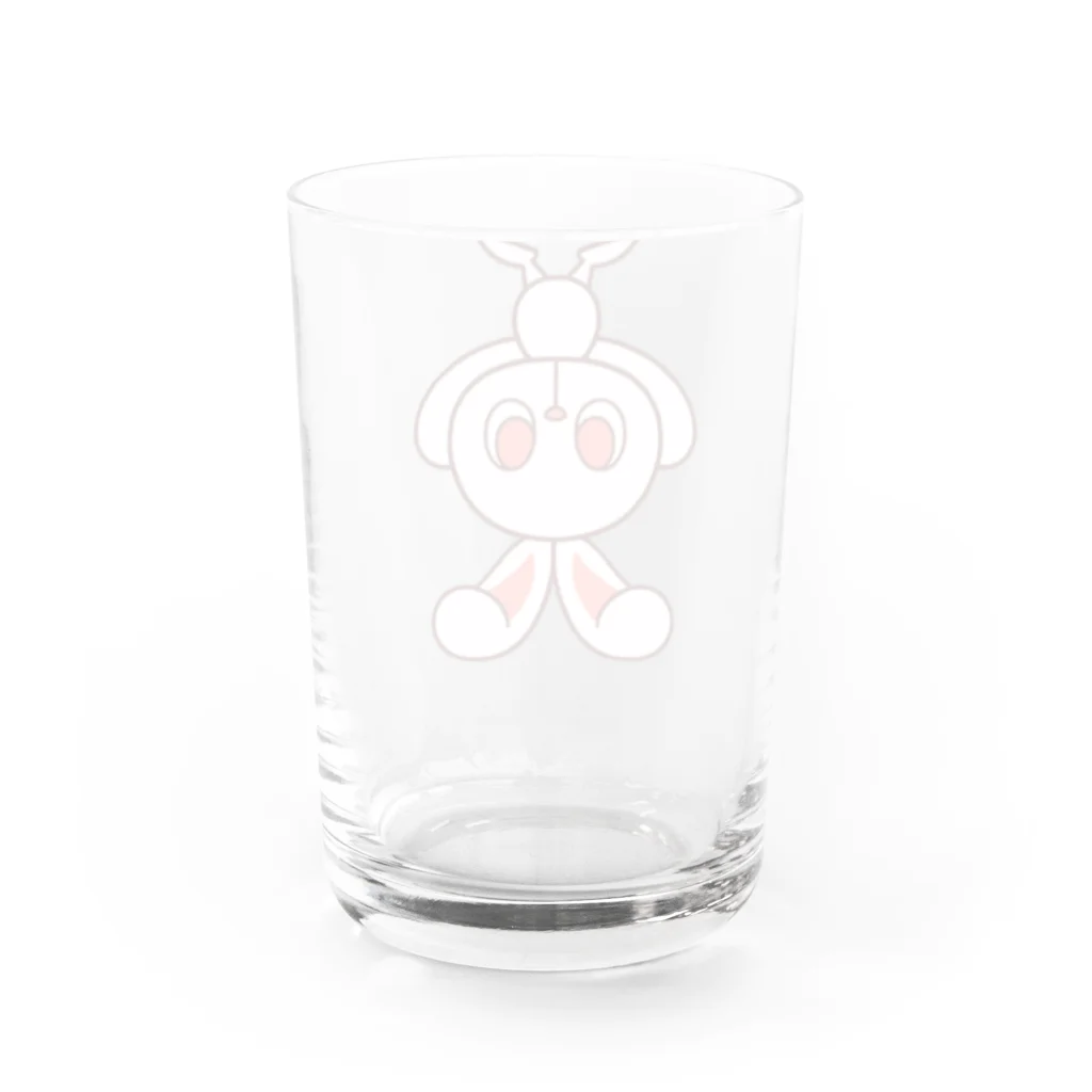 レタ(LETA)のぽっぷらうさぎ(さかだち(文字なし)) Water Glass :back