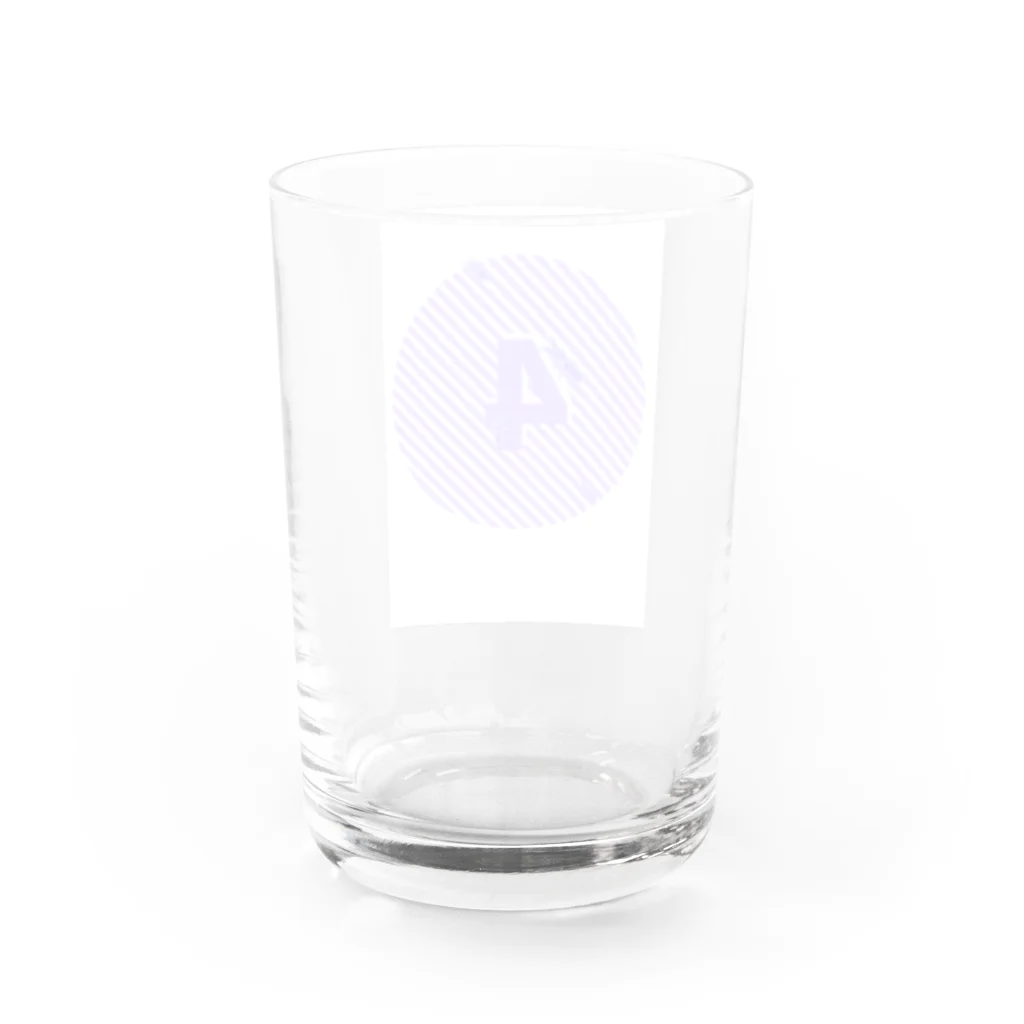 shibaririsの数字かくれんぼ「4」クワガタ Water Glass :back