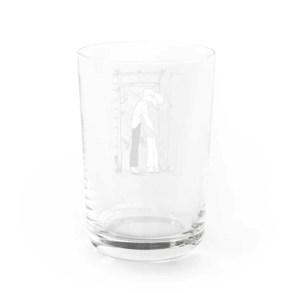 MilkxFilmのイチャイチャの絵 Water Glass :back