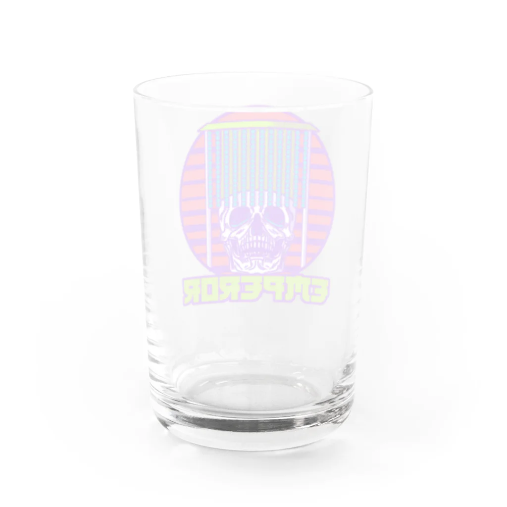 中華呪術堂（チャイナマジックホール）の【前面】skeleton emperor Water Glass :back