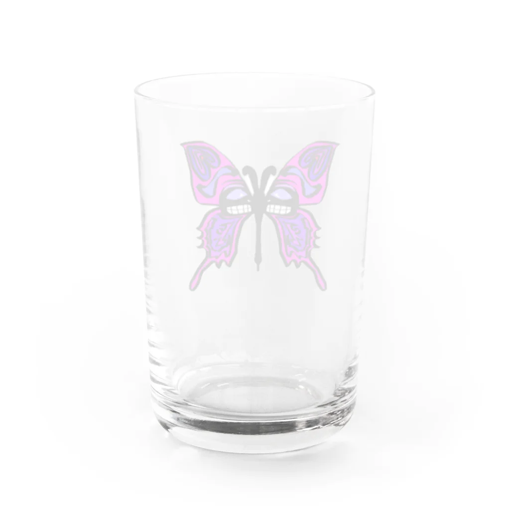 AOiLABOのstrange butterflies Water Glass :back