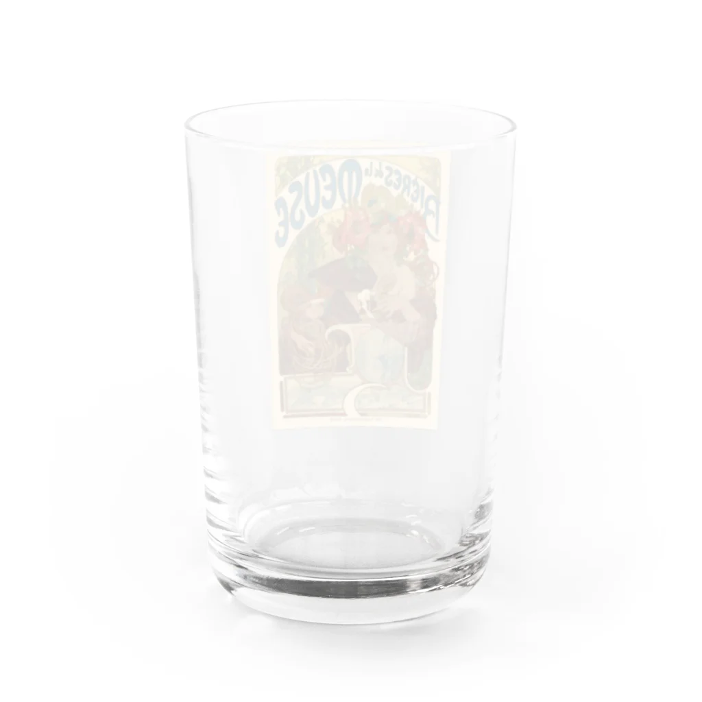 世界美術商店のムース川のビール / Beer of the Meuse Water Glass :back