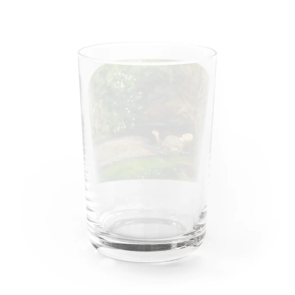 世界美術商店のオフィーリア / Ophelia Water Glass :back