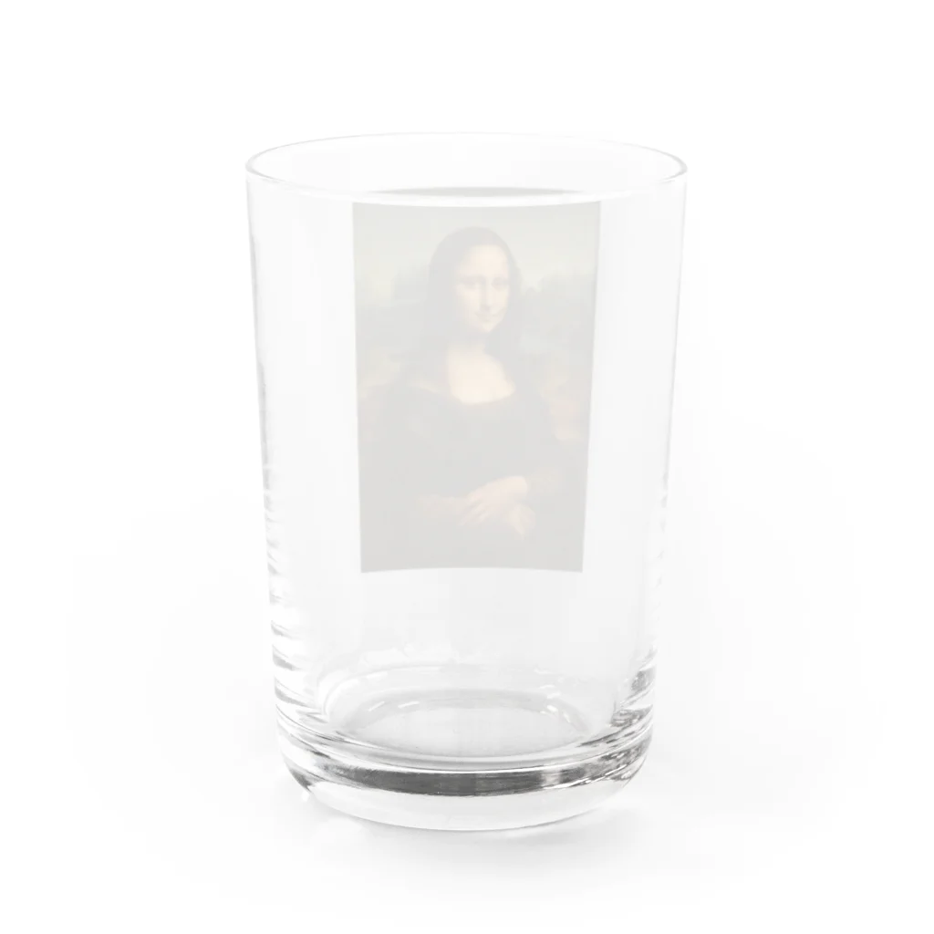 世界美術商店のモナ・リザ / Mona Lisa Water Glass :back