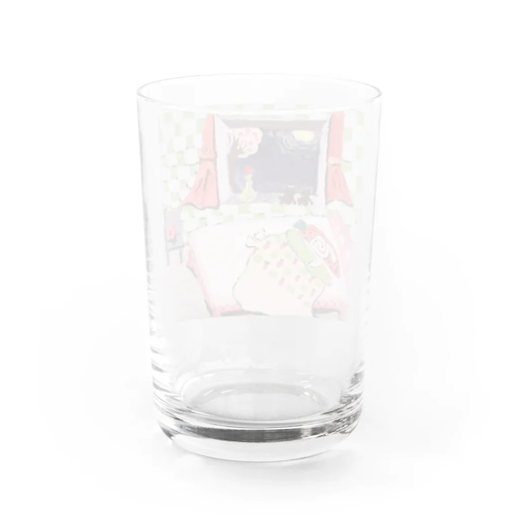 shiwon art worksのうさぎのパジャマを着て Water Glass :back