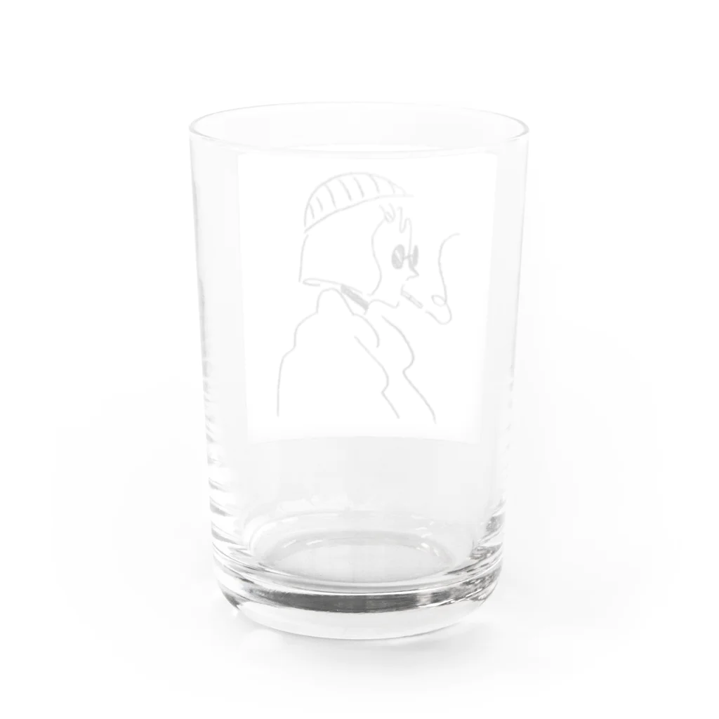 perlovedaのグラス Water Glass :back