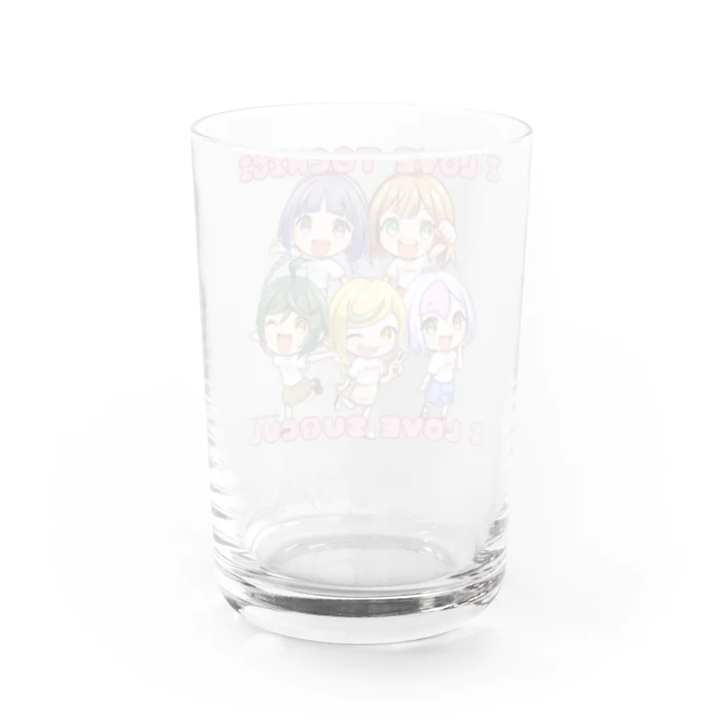 #とちぎけんV25 Official Shopのサブカルは栃木を救うんだよ！シリーズ Water Glass :back