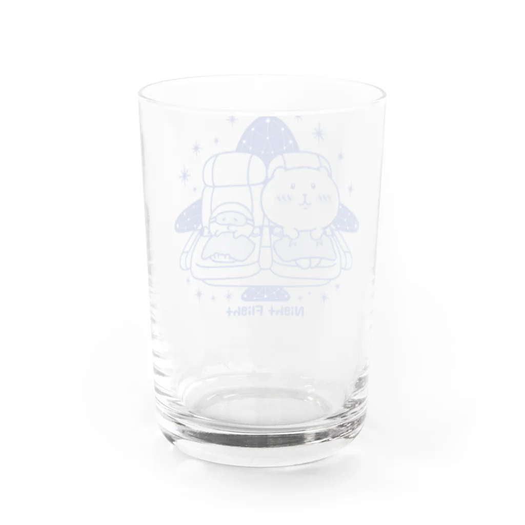 pinholeの夜間飛行☆グッズ Water Glass :back