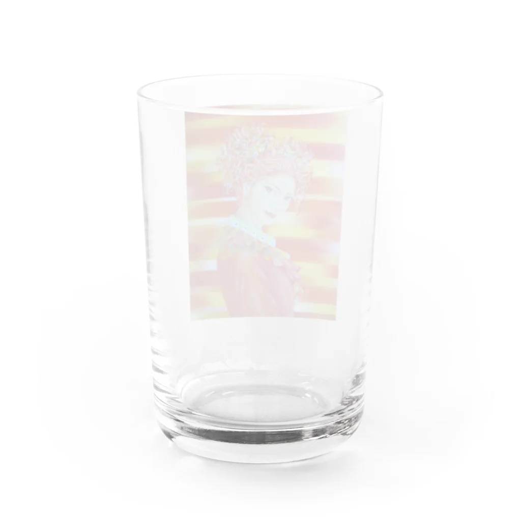 Happy Circusのハッピークラウン4・woman Water Glass :back