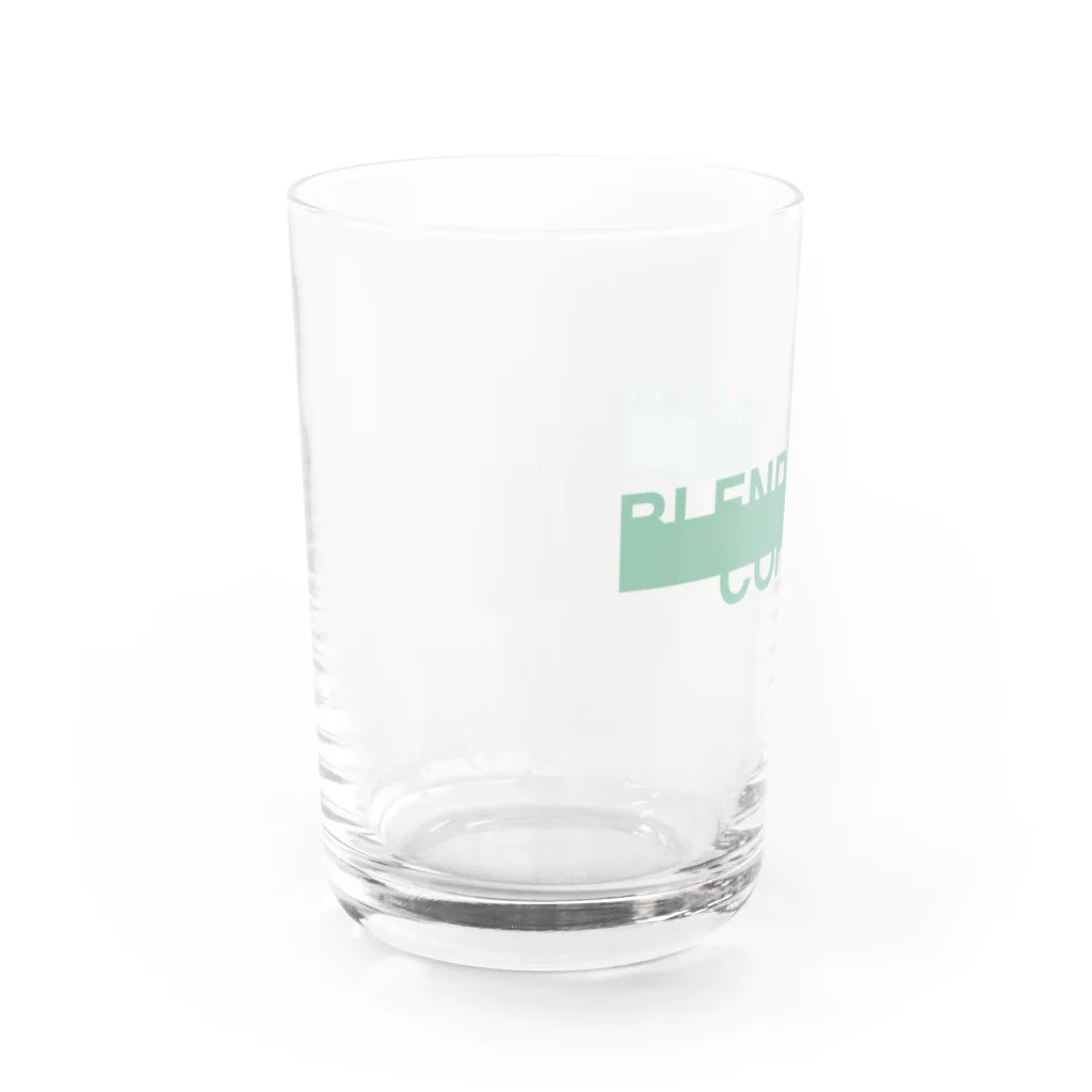 BLENDERMANのSUMMER GLASS GREEN Water Glass :back
