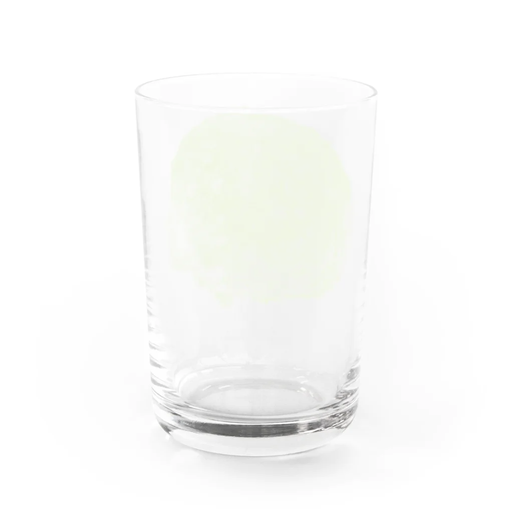 お好み焼き女ちゃんの広島おこ │green Water Glass :back