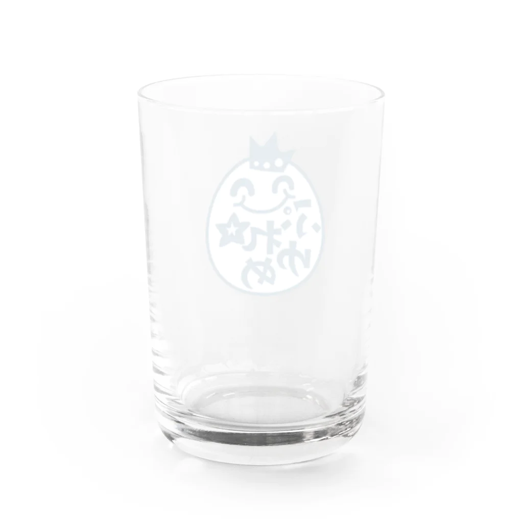 KAYO,s SHOPのぷゆまる（ブルー） Water Glass :back
