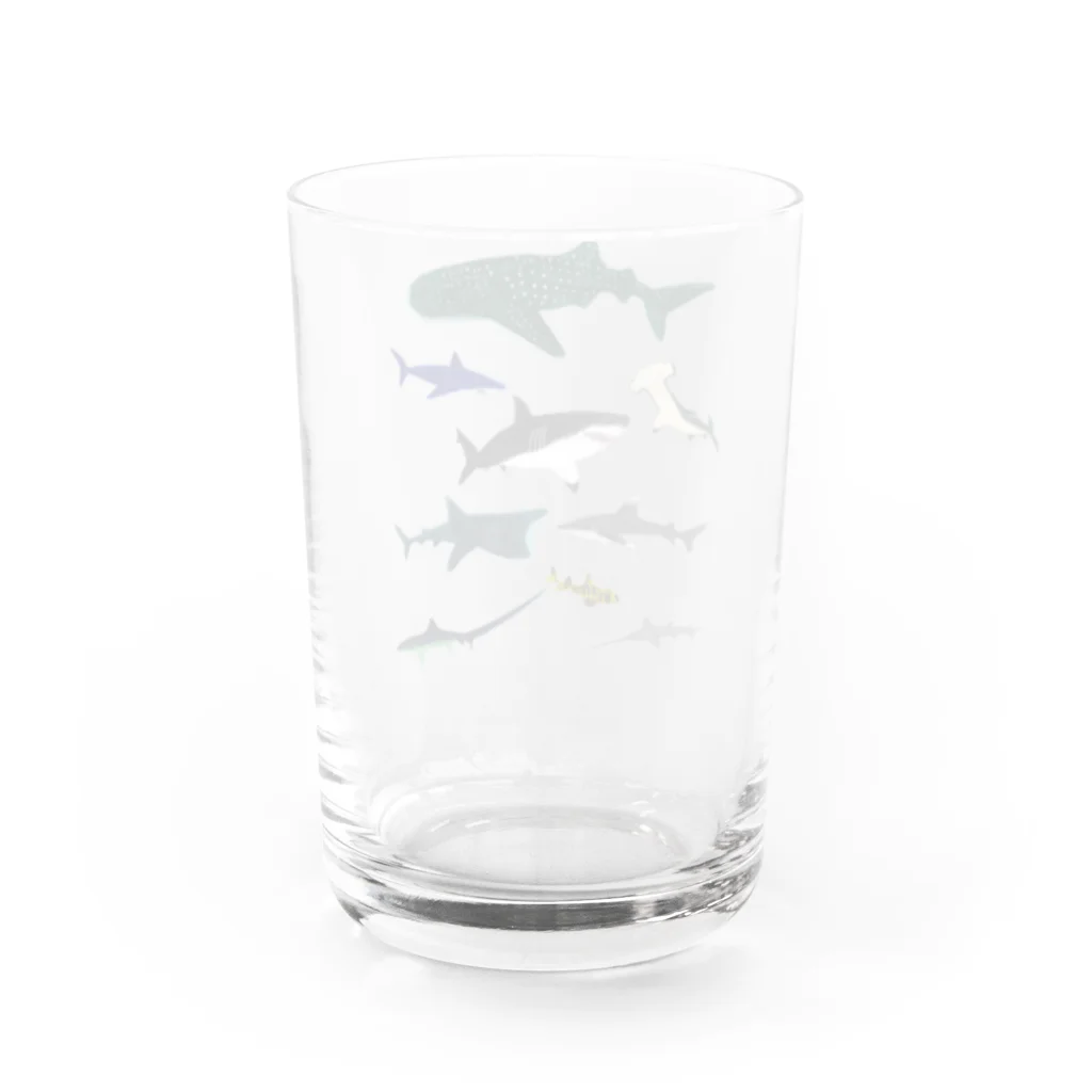 hanatsumugiのサメシリーズ グラス反対面