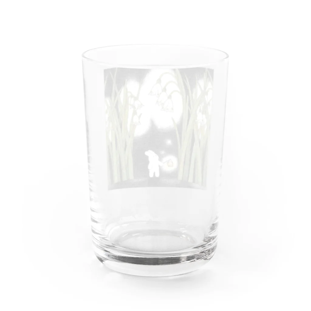 marchのうさぎさんとスノードロップ Water Glass :back