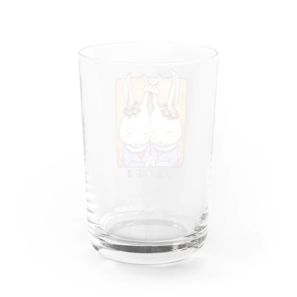 fusususuのうさぎ Water Glass :back