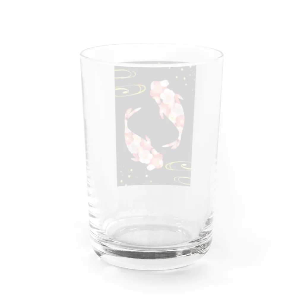 misumisuの和柄・鯉 Water Glass :back