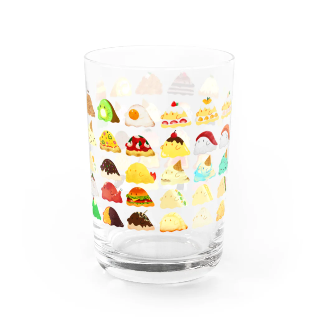 バケメシ屋のバケメシちゃんがいっぱい Water Glass :back