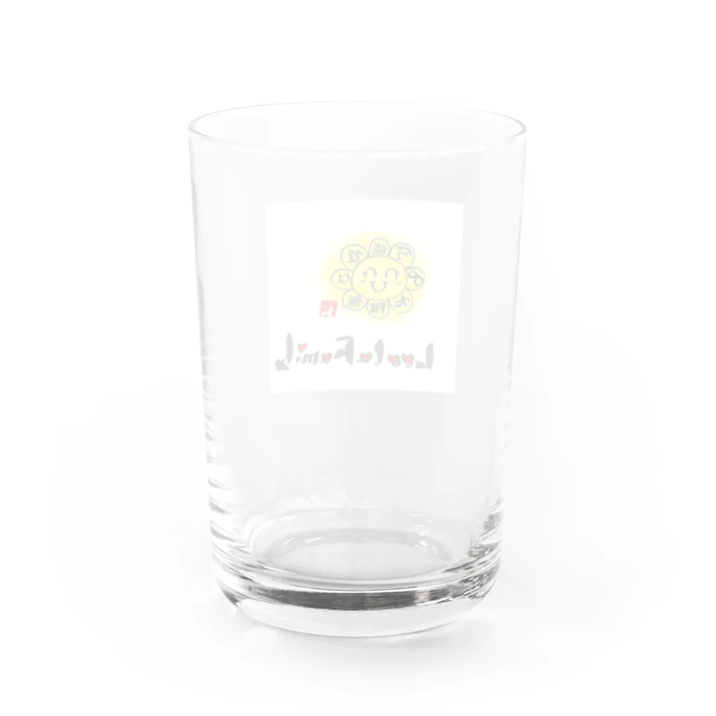 leela商店のLeelaファミリー可能性は無限大 Water Glass :back