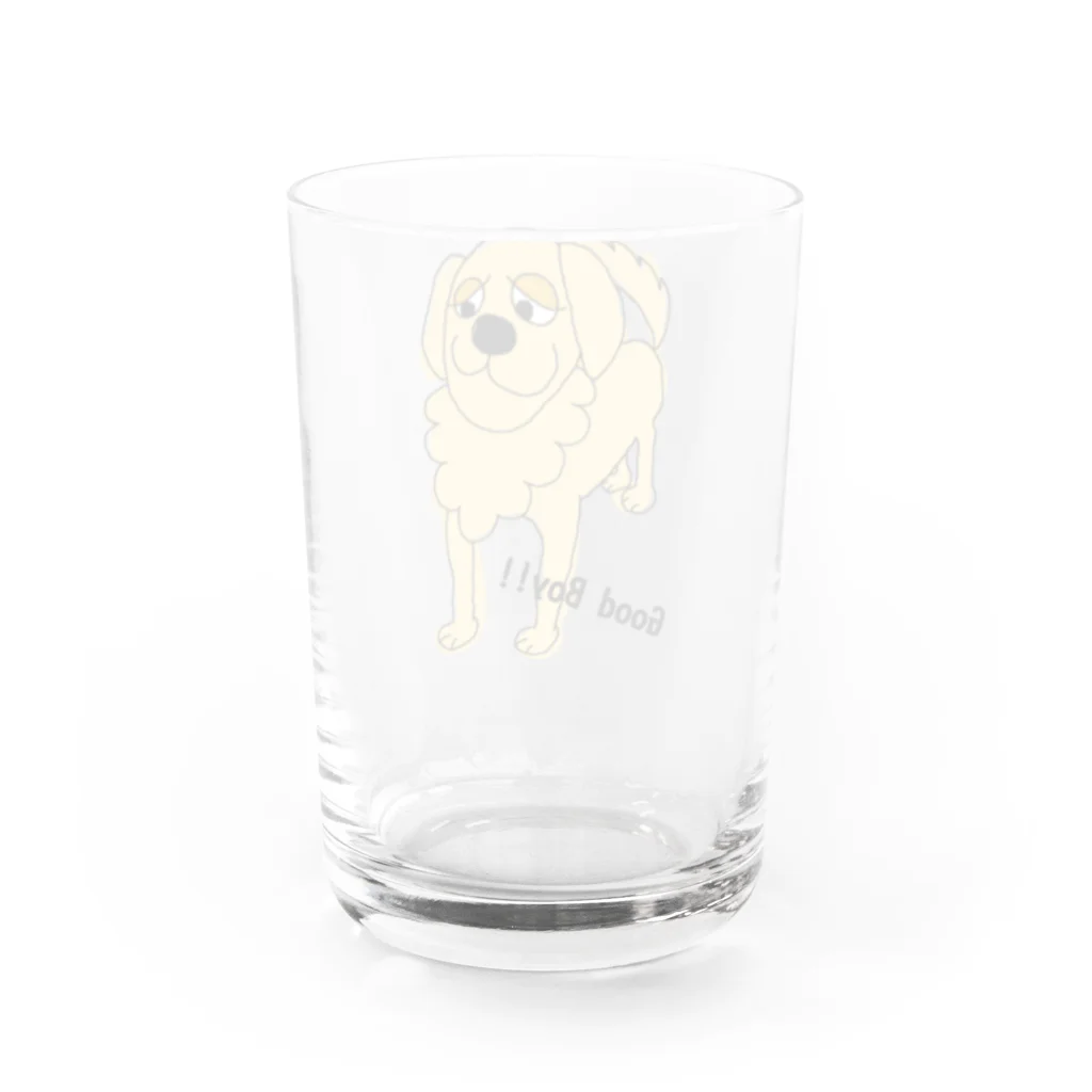 sunsum.BのGood Boy!!ゴールデン Water Glass :back