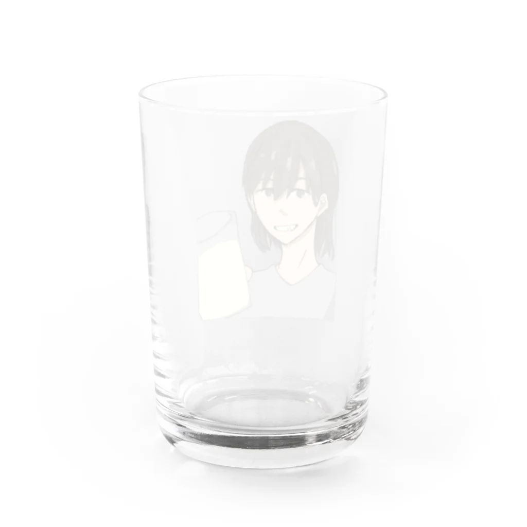 酪していきぬく@こばちゃんのコッティスマイル Water Glass :back