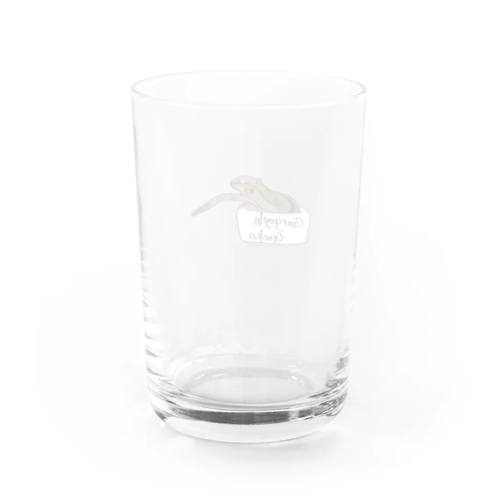 uehacyuのガーゴイルゲッコー Water Glass :back