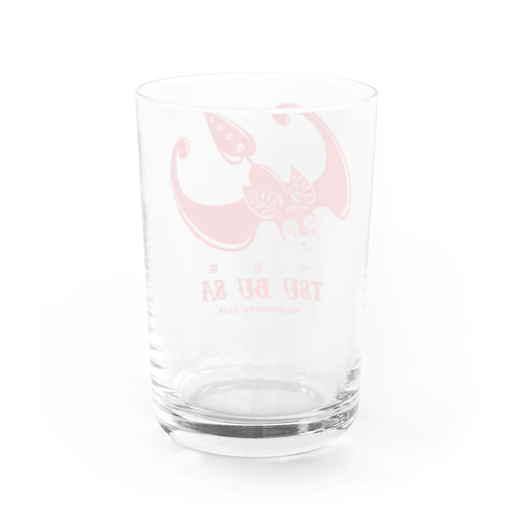 つぶ佐トールペイントCLUBの花こうもり(チャイニー) Water Glass :back