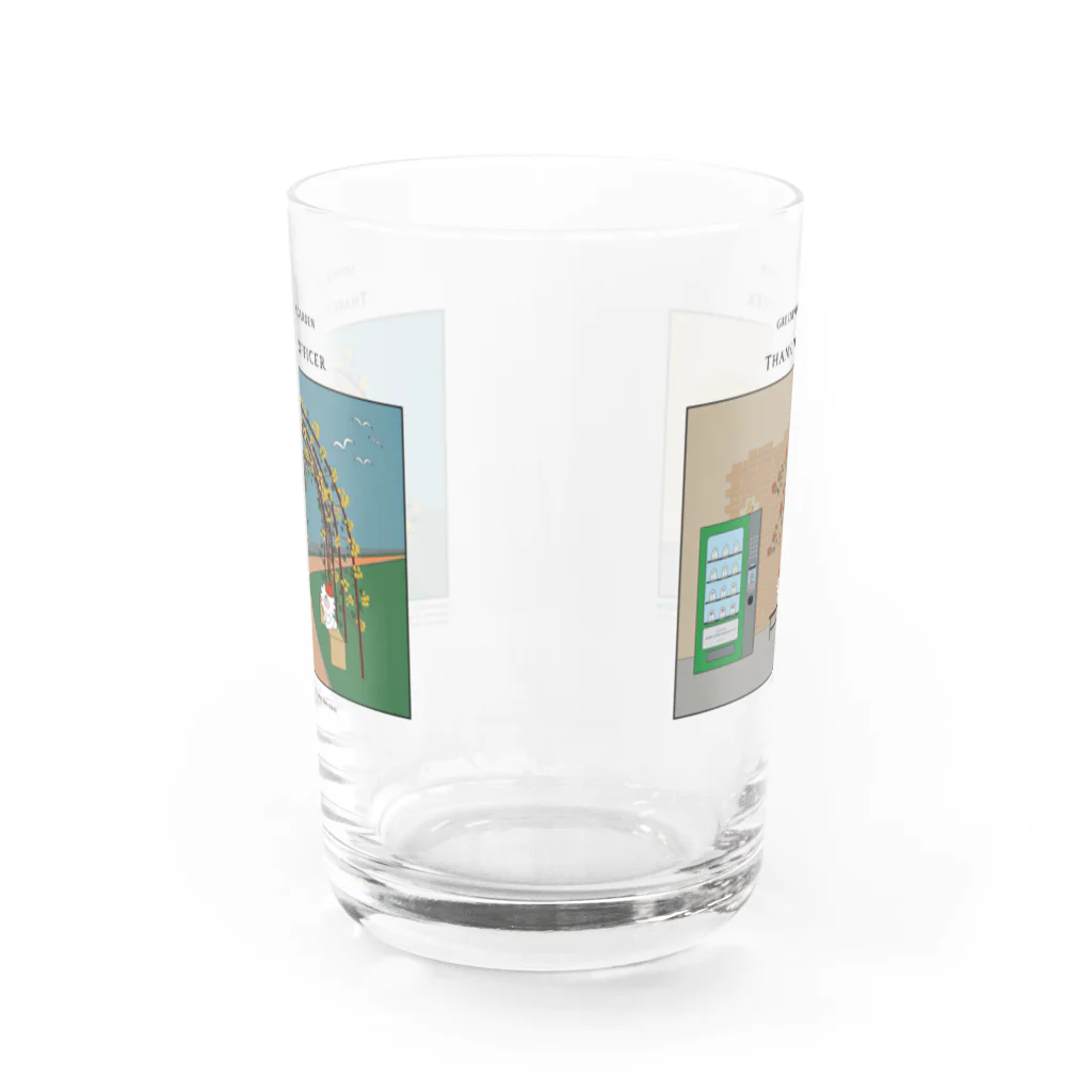 NOBLEROSEGRAFFITIのバラ友会 記念グッズ Water Glass :back