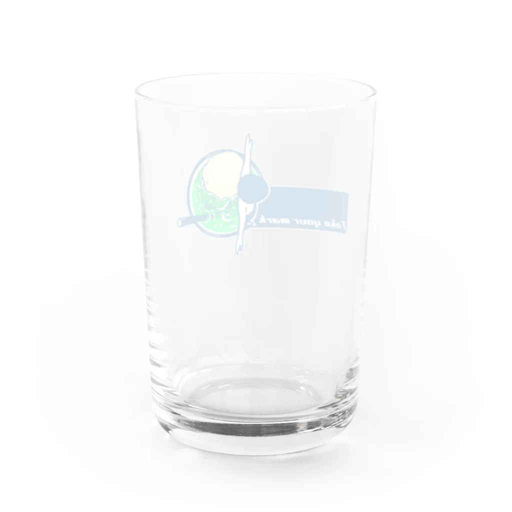 ari designの水泳、飛び込み、クリームソーダ！ Water Glass :back