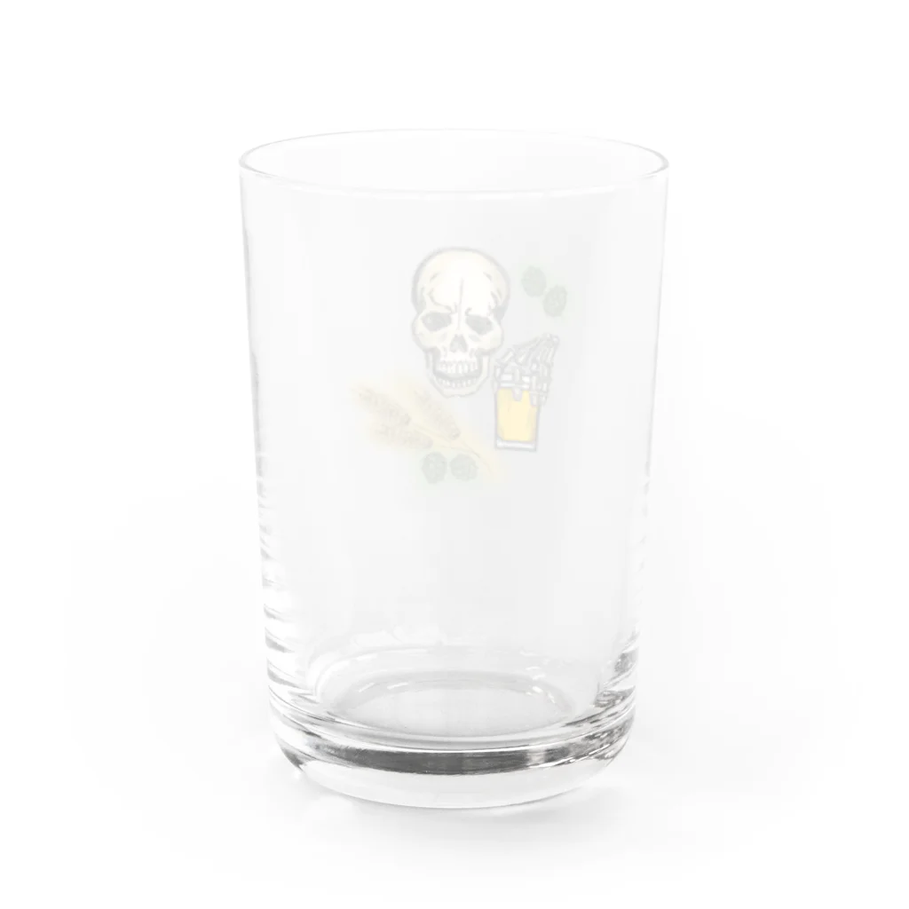 a-bow's workshop(あーぼぅズ ワークショップ)のSkullBeer Water Glass :back