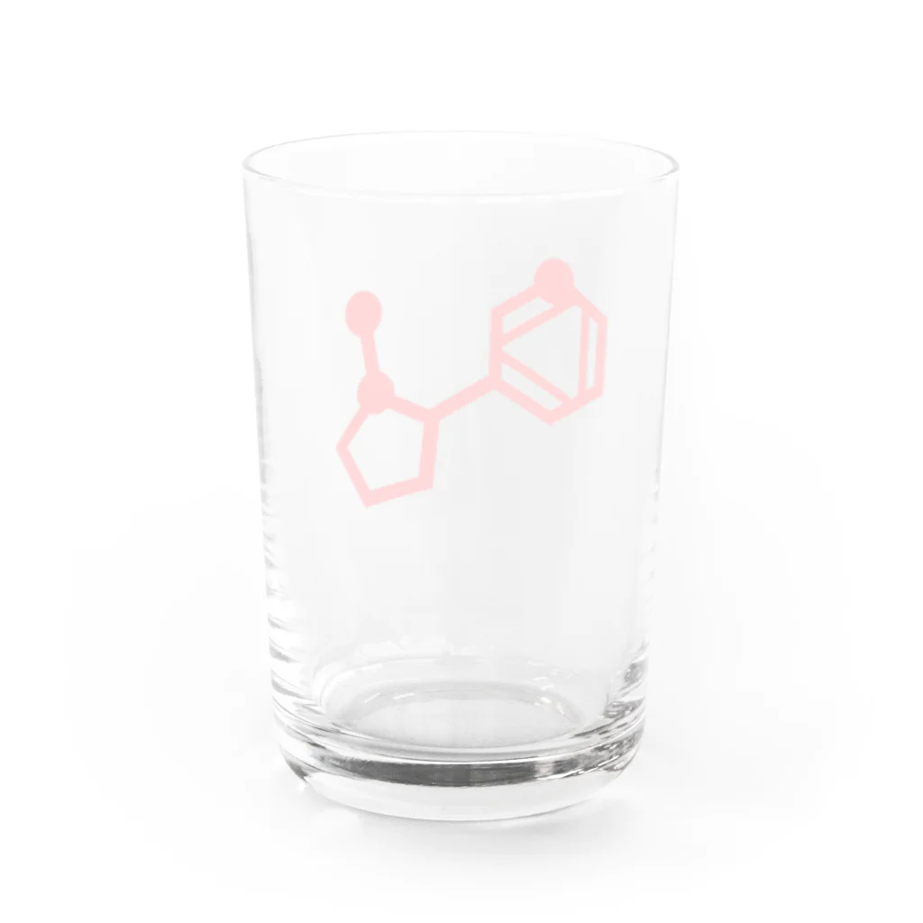 科学雑貨Scientiaのニコチン(マルボロver.) Water Glass :back