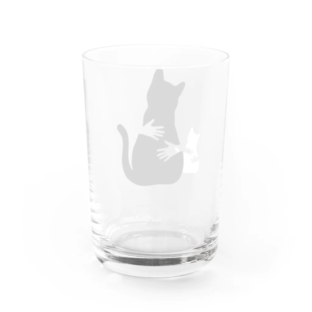 ヤマトナデシコのI ❤️CAT Water Glass :back