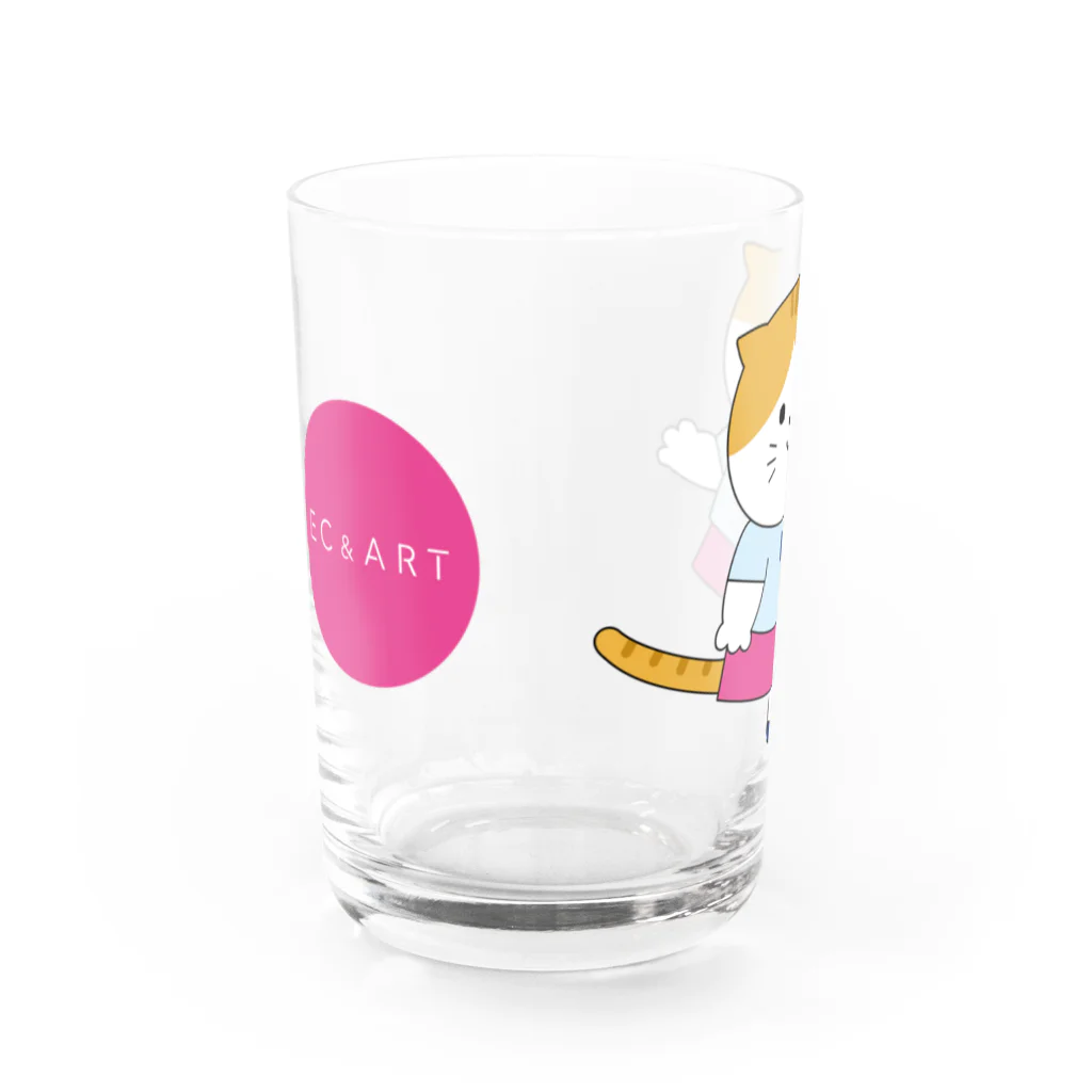 ECandART_HANAのはな [はーい] Water Glass :back