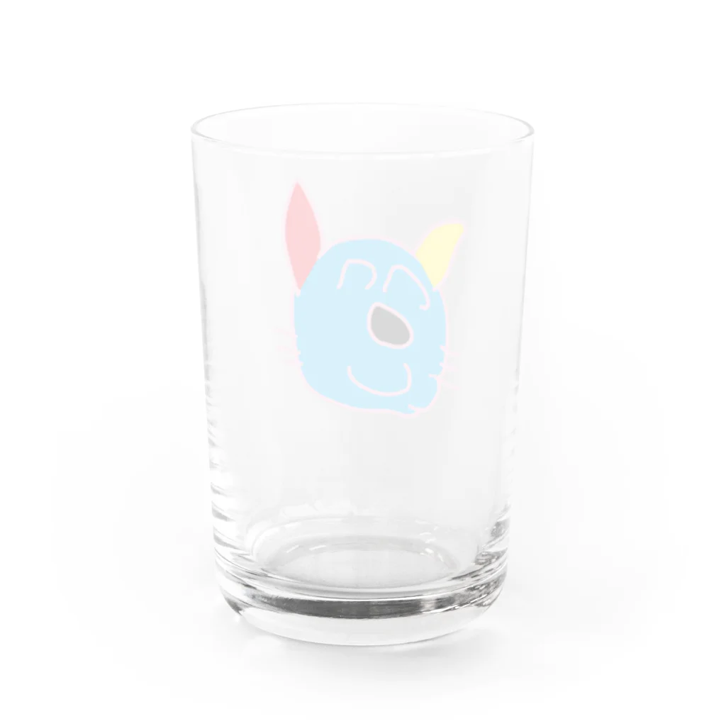 Sochanの猫のにこにこ -Smile Cat- Water Glass :back
