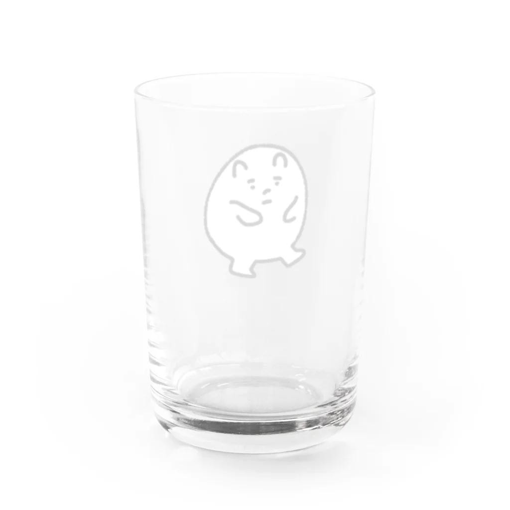 fumu423のfumuくま Water Glass :back