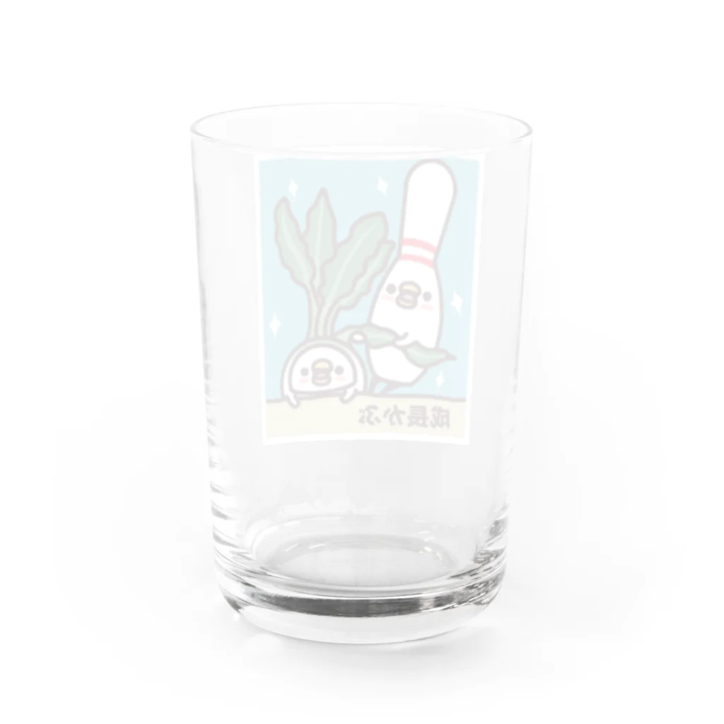 たまゆきショップのボウリング　成長かぶ Water Glass :back