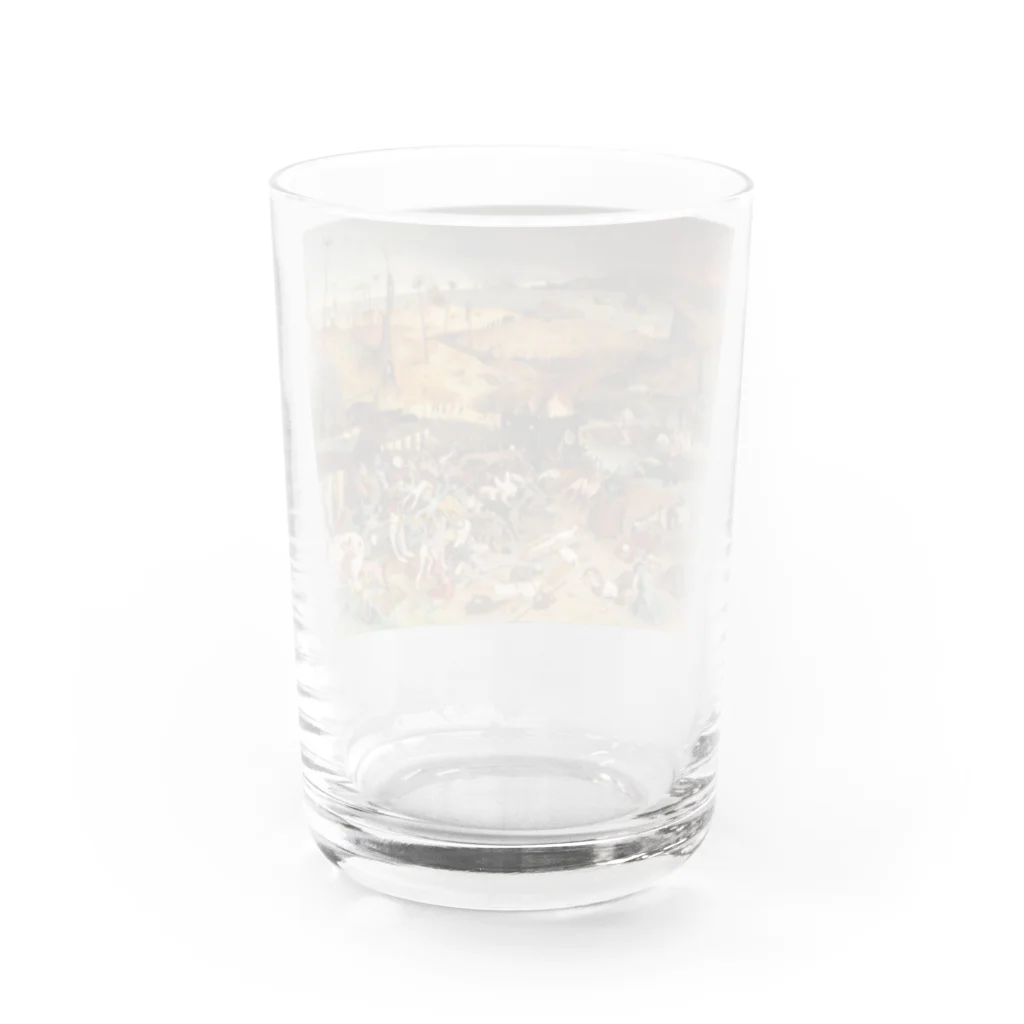 世界美術商店の死の勝利 / The Triumph of Death Water Glass :back