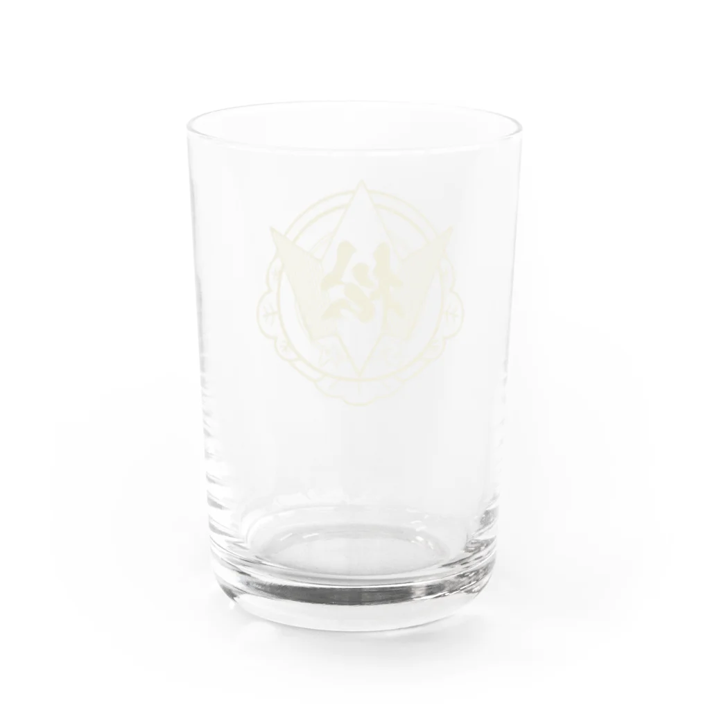 かりん糖有松の松組のコップ Water Glass :back